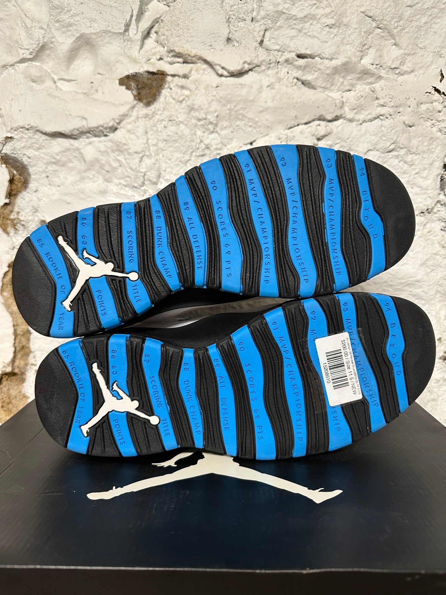 Air Jordan 10 Powder Blue (2013) Sz 11.5 DS