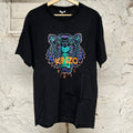 Kenzo Tiger Black T-Shirt Sz XL