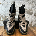 Rick Owens 1460 Quad Sole Megalace Boot Black Sz 9