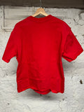 Saint Vanity Red White T-Shirt Sz S