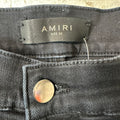 Amiri Stitched Black Denim Jeans Sz 36