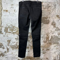 Amiri MX2 Black Patch Black Denim Jeans Sz 36