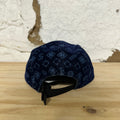 Supreme Flocked Denim Camp Hat
