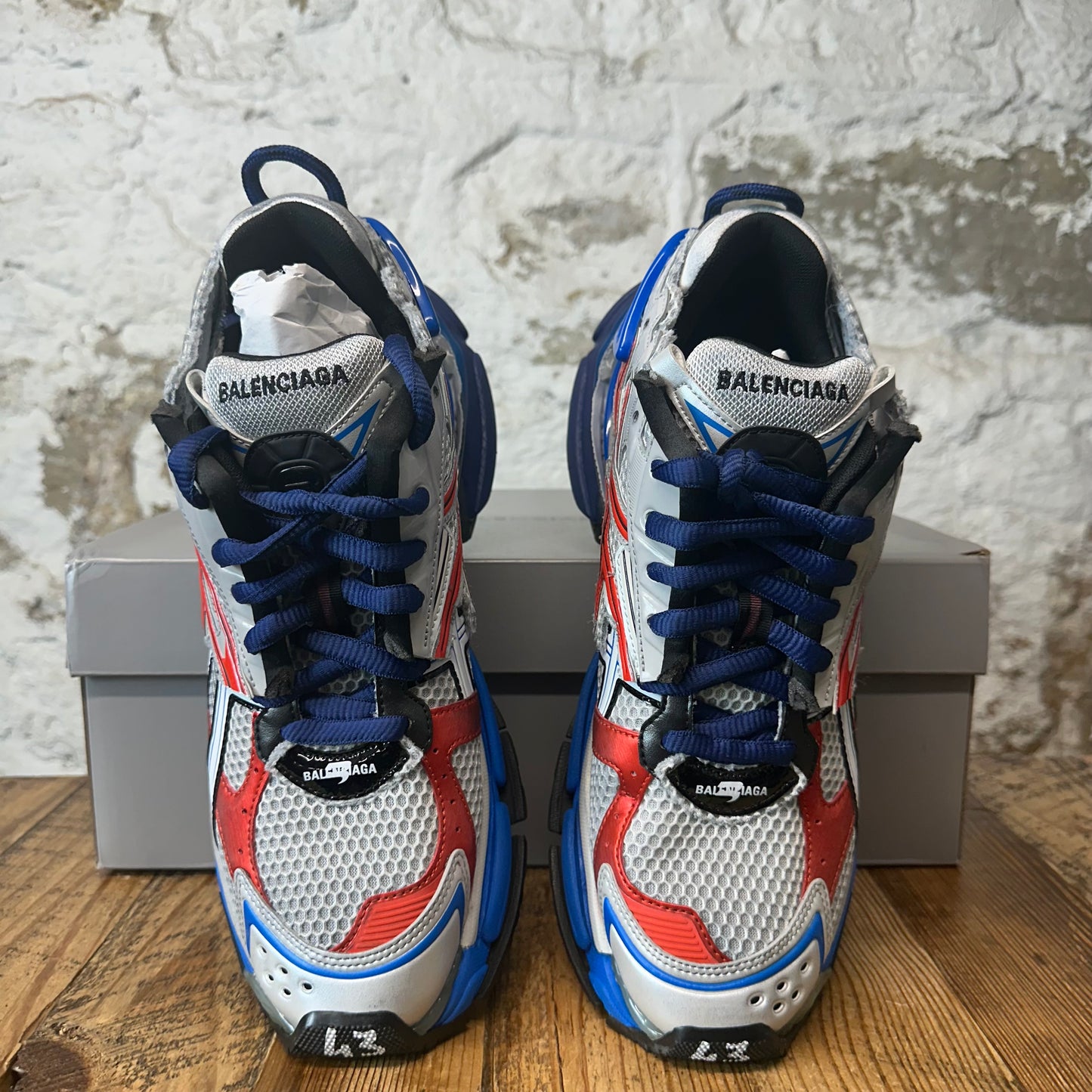 Balenciaga Runner Red Blue Grey Sneaker DS