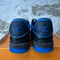 Louis Vuitton Royal Blue Black Trainer Sneaker Sz 8.5 (7LV)