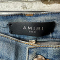 Amiri MX2 Blue Patch Blue Denim Jeans Sz 31