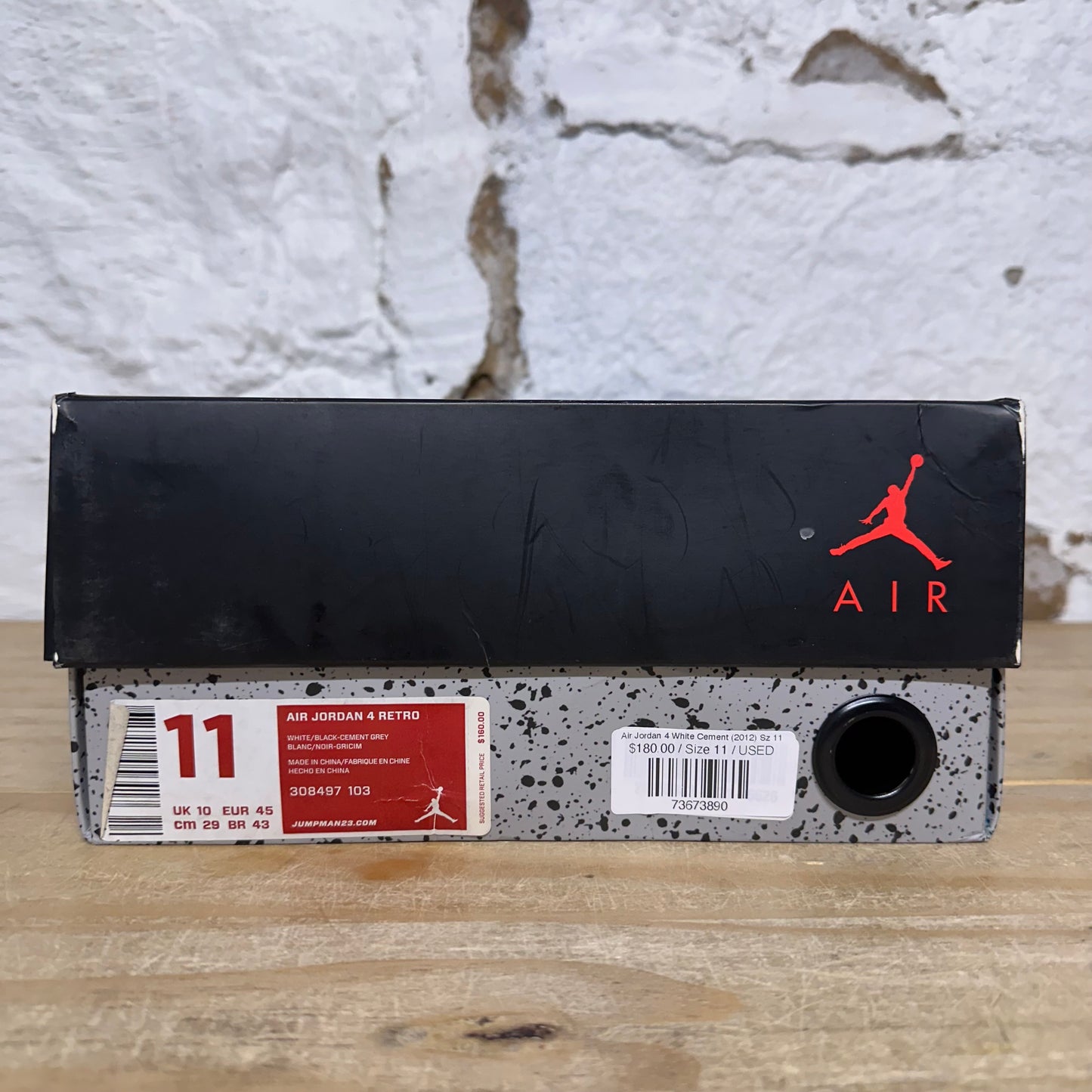 Air Jordan 4 White Cement (2012) Sz 11