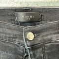 Amiri Distressed Faded Black Denim Jeans Sz 32