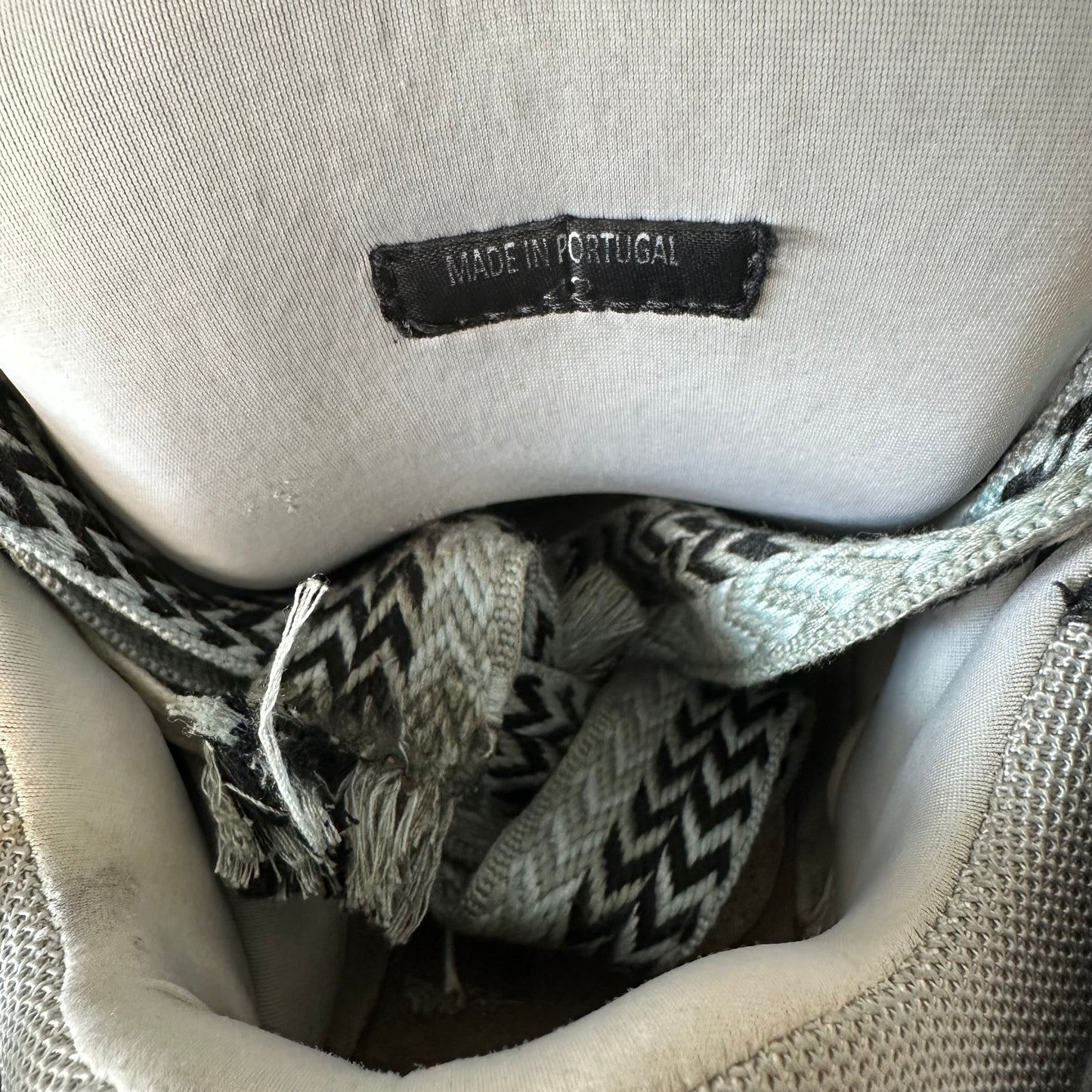 Lanvin Curb Black Blue Lace Grey Sneaker Sz 9 (42)