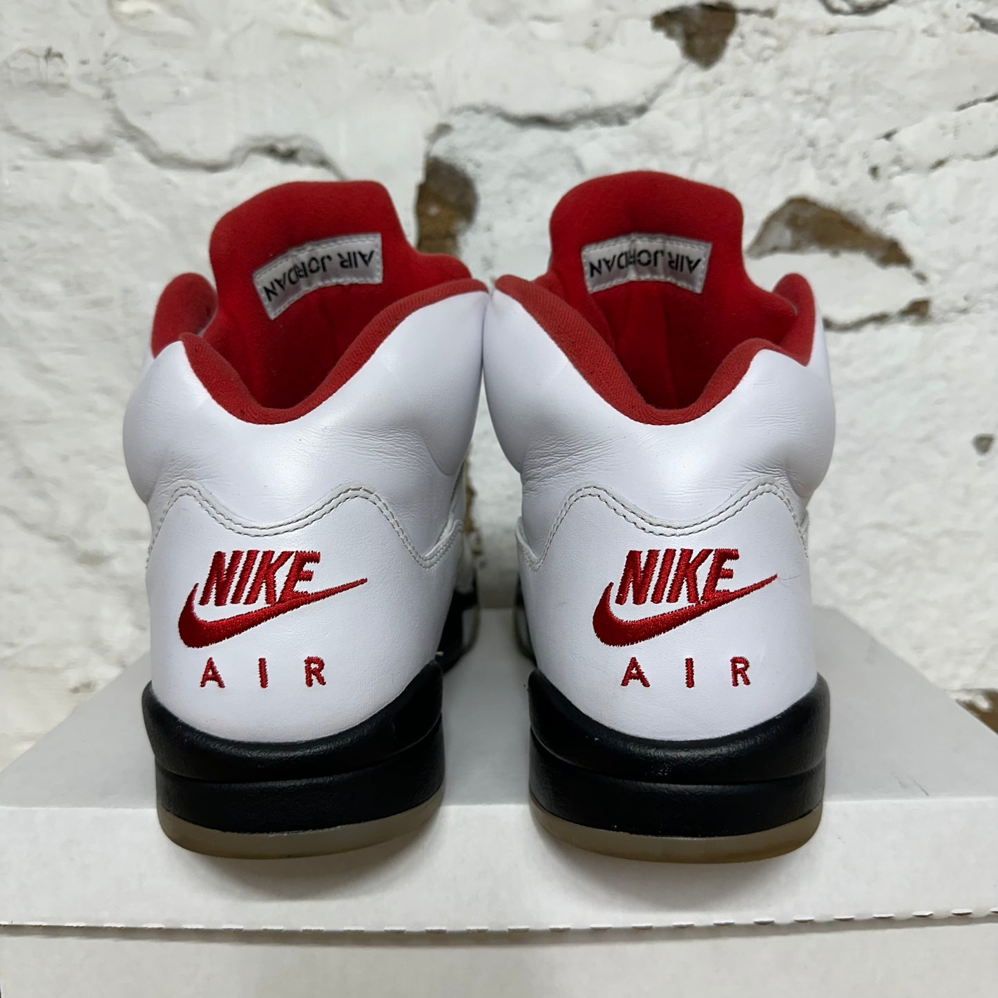 Air Jordan 5 Fire Red Silver Tongue (2020) Sz 12