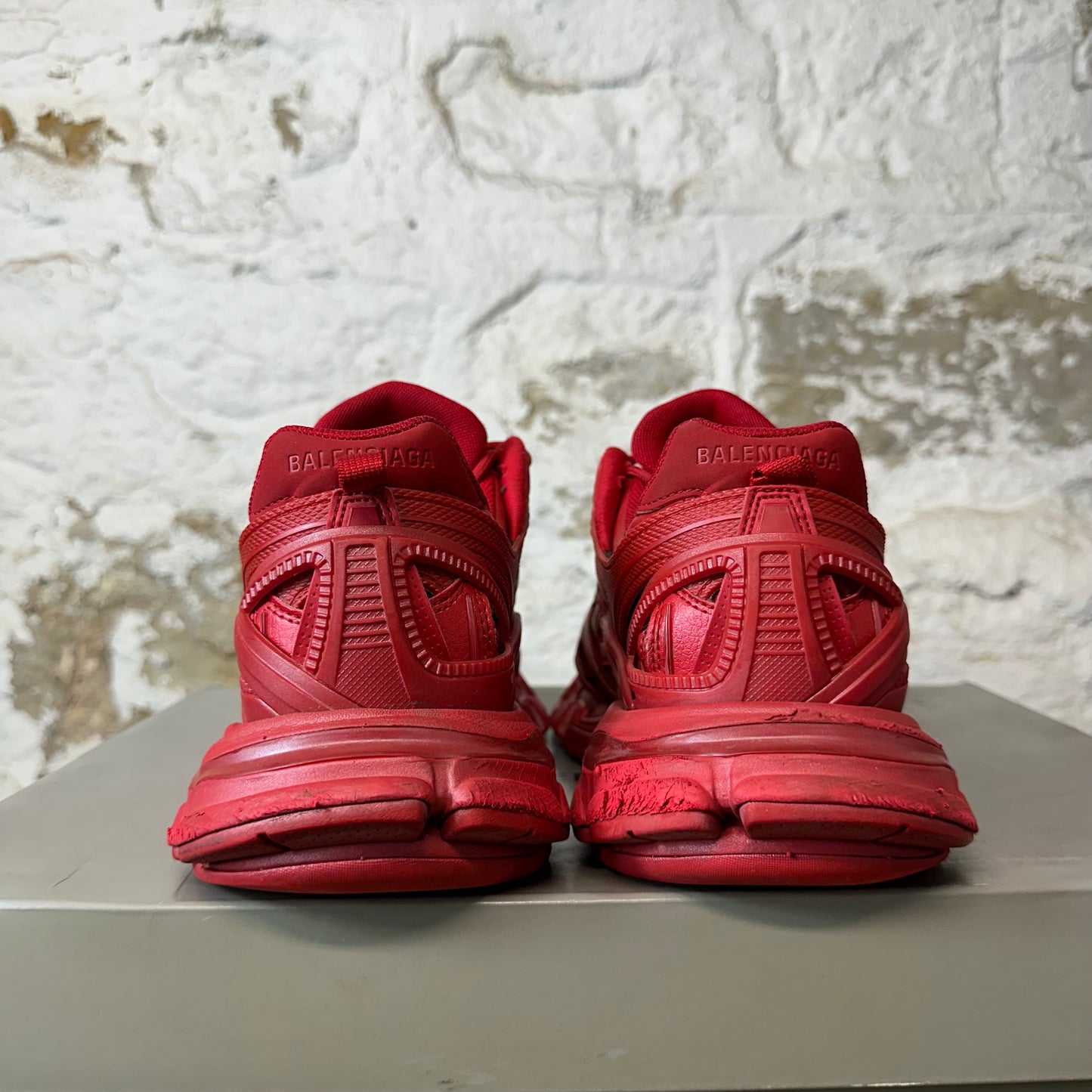 Balenciaga Track 2 Matte Red Sneaker Sz 8 (41)