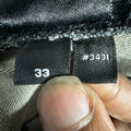 Amiri Army Stencil Grey Denim Jeans Sz 33