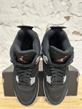 Air Jordan 4 Black Canvas Sz 11