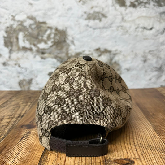 Gucci Tan GG Monogram Hat Sz S