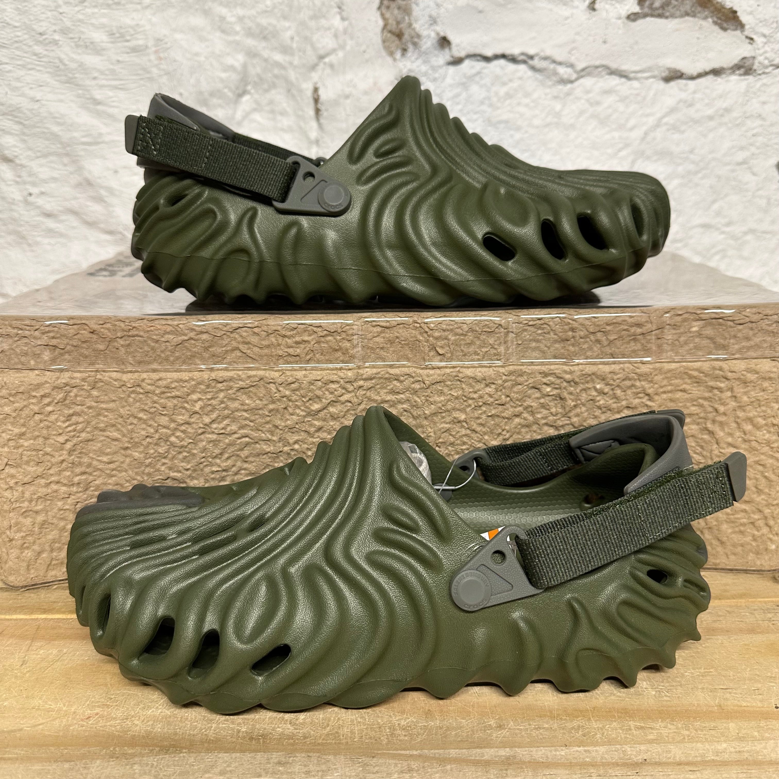 Crocs Salehe Bemburry Pollex Clog Cucumber Sz 10 DS