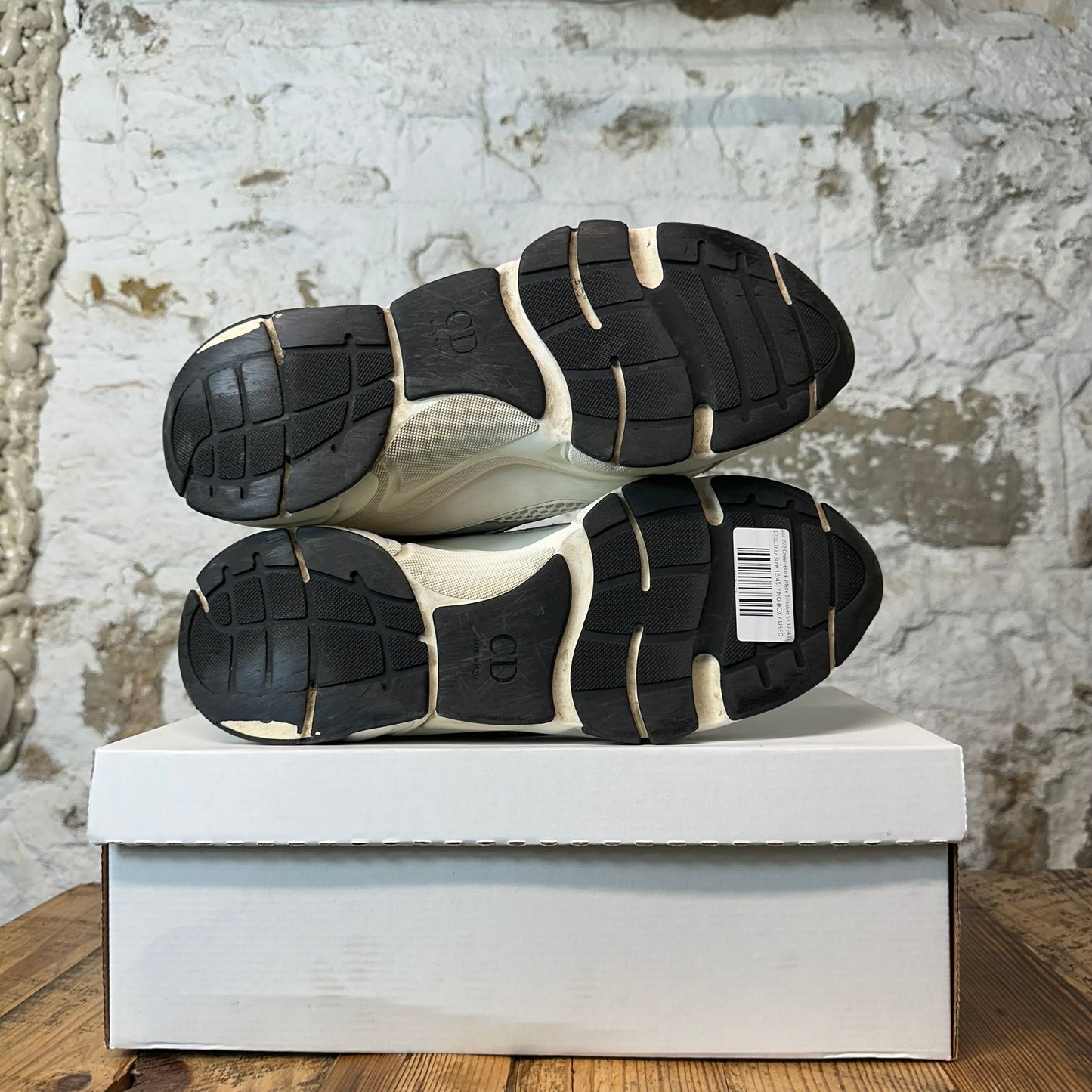 Dior B22 Green Black White Sneaker Sz 12 (45)