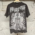 Hellstar Skeleton Grey T-Shirt Sz S