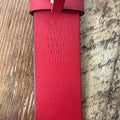 Gucci GG Red Leather Belt Sz (85/34)
