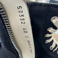 Rick Owens High Abstract Pentastitch Black Milk Sneaker Sz 7 (40)