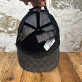 Gucci Black GG Monogram Snake Hat Sz L