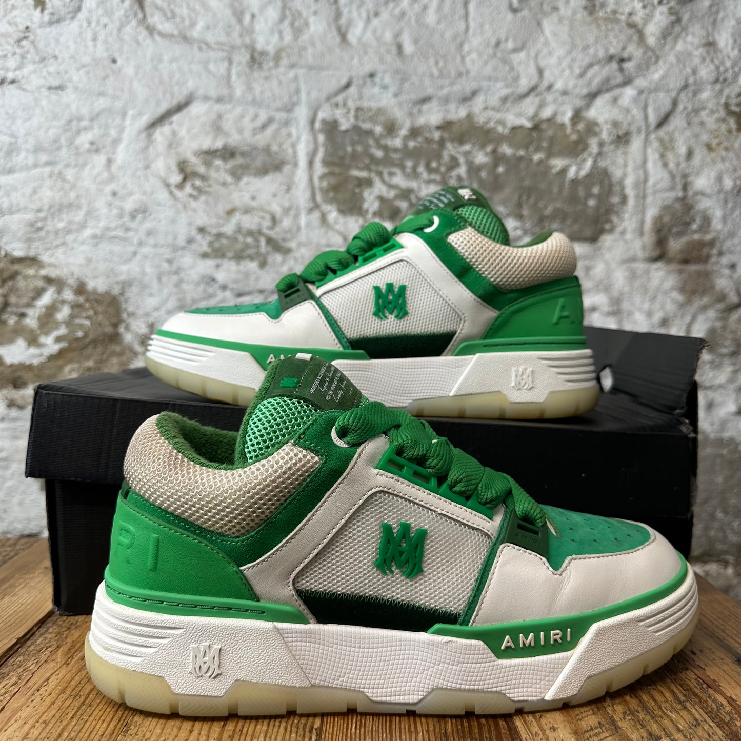 Amiri MA-1 Green White Sneaker Sz 11 (44)