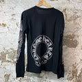 Chrome Hearts Horseshoe L/s Black Sz S