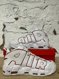 Nike Air More Uptempo White Varsity Red Sz 13 DS