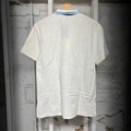 Burberry Blue Collar Polo Shirt White Sz M