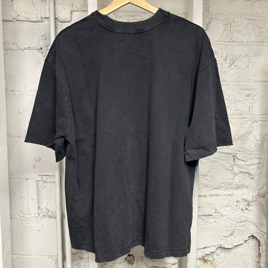 Godspeed Blu Flame Black T-Shirt Sz S