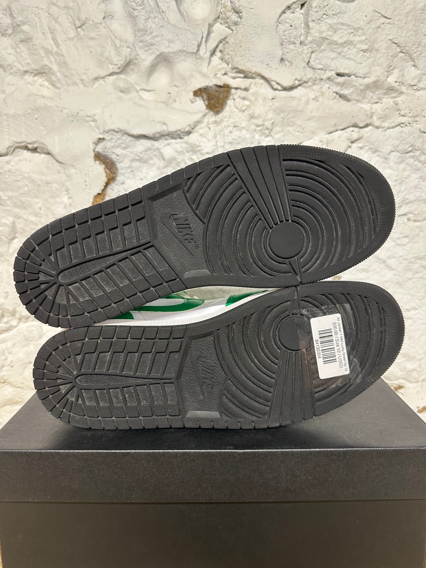 Air Jordan 1 Mid Lucky Green Sz 12