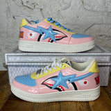 Bapesta Shark Face Pink Sz 10