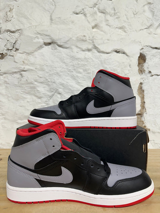 Air Jordan 1 Mid Bred Shadow Sz 9 DS