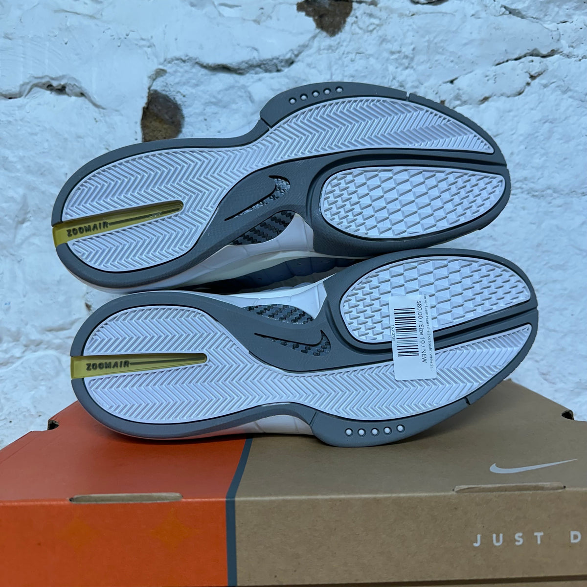 Nike Air Zoom Huarache 2K4 Stealth White Sz 10 DS