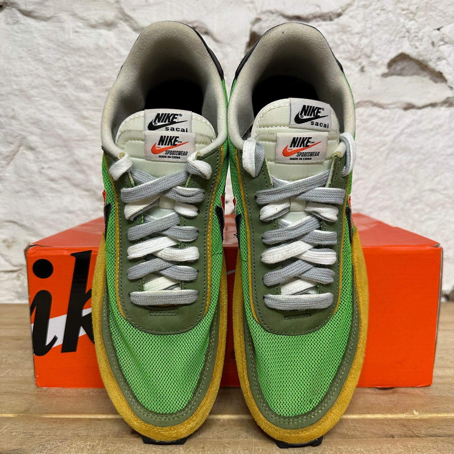 Nike LD Waffle sacai Green Gusto Sz 10.5
