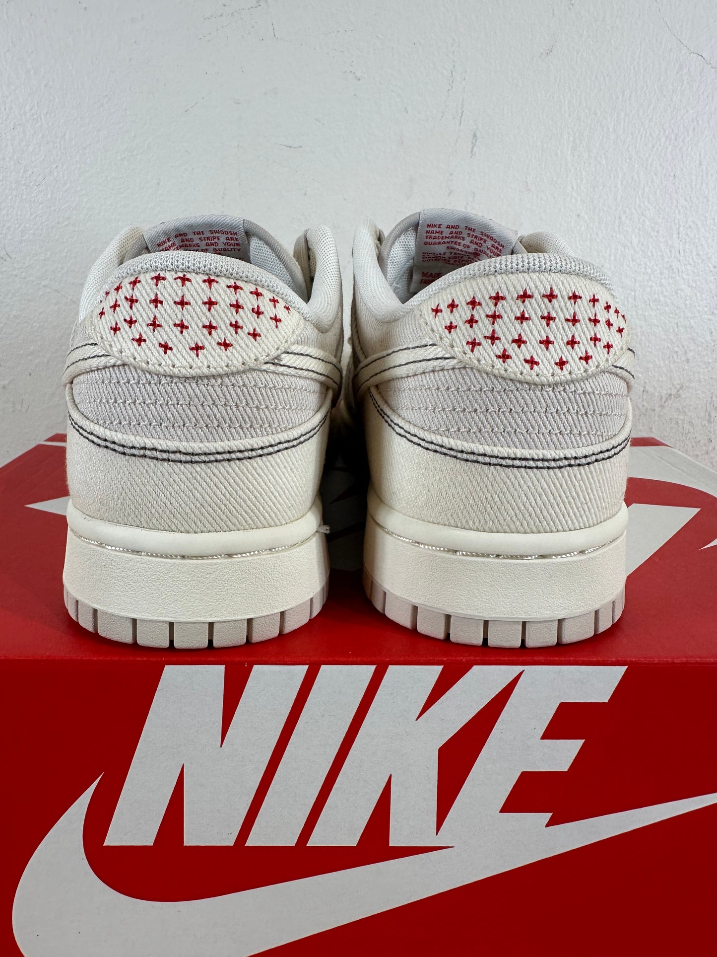 Nike Dunk Low Light Orewood Brown Sashiko Sz 9.5