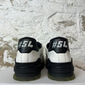 Louis Vuitton Black White Multicolor Lace Trainer Sneaker Sz 12.5 (11LV)