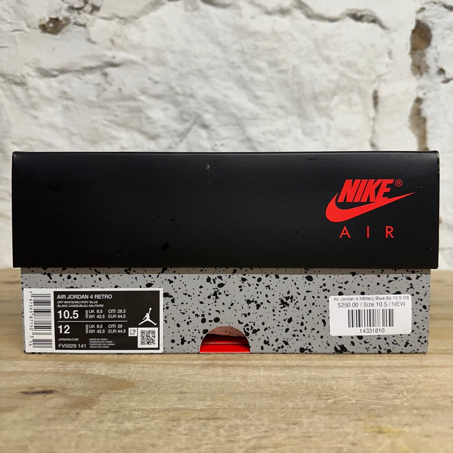 Air Jordan 4 Military Blue Sz 10.5 DS