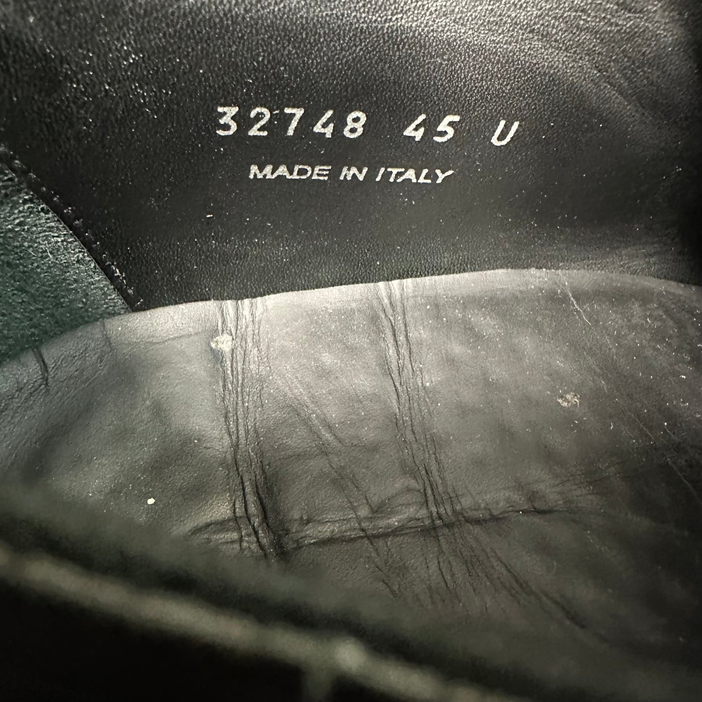 Rick Owens Jumbo Lace Black Milk Sneaker Sz 12 (45)