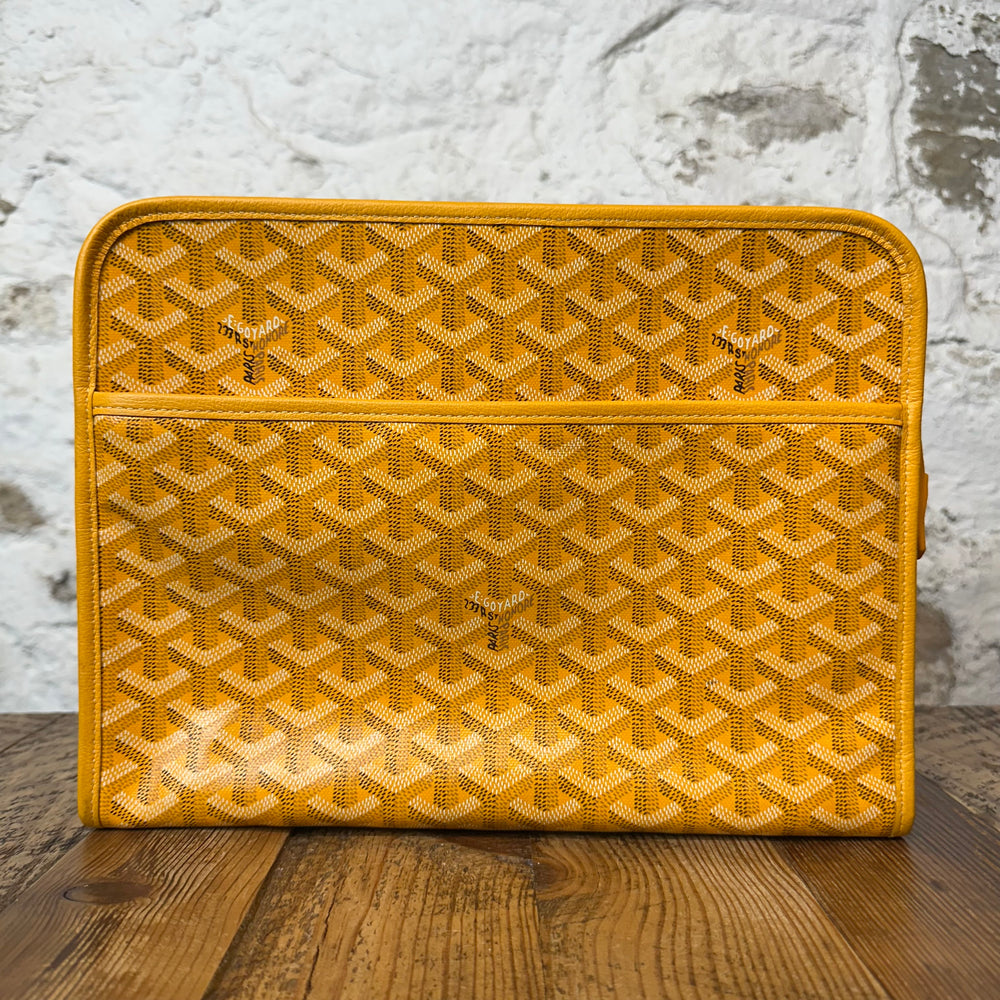 Goyard Jouvence Monogram Yellow Toiletry Bag