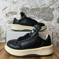 Rick Owens TurboWPN Low Black Milk Sneaker Sz 8