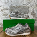 Bottega Veneta Silver White Orbit Sneaker Sz 5 (37)