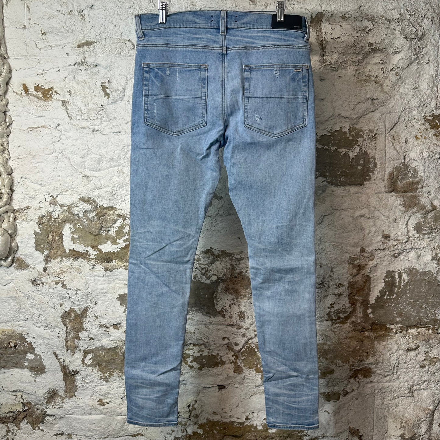 Amiri Plain Light Blue Denim Jeans Sz 33