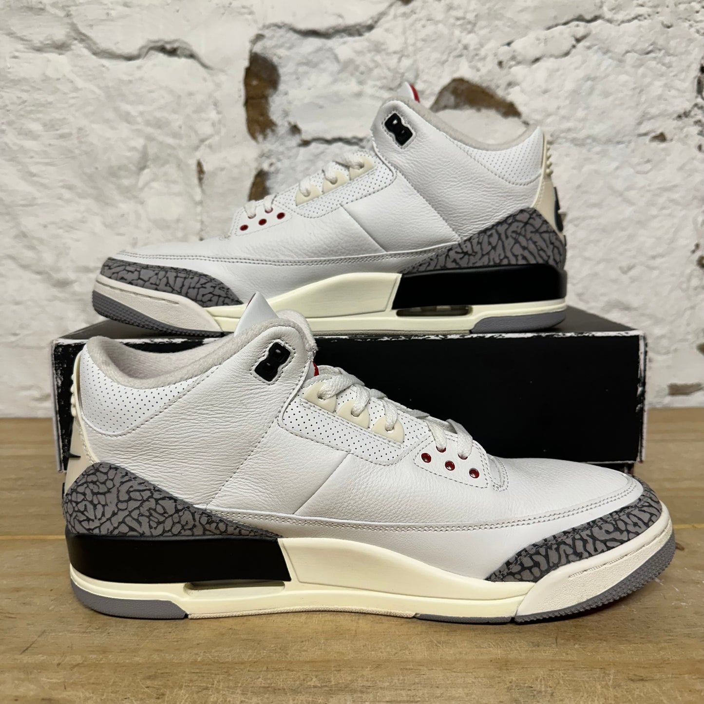 Air Jordan 3 White Cement Reimagined Sz 14