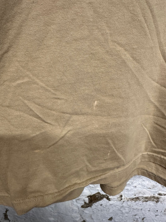 Supreme Fading Logo Tan T-Shirt Sz L