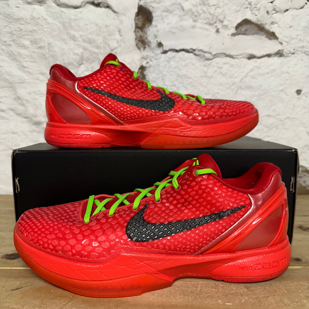 Nike Kobe VI Protro Reverse Grinch Sz 10.5