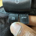 Amiri Plain Black Denim Jeans Sz 29