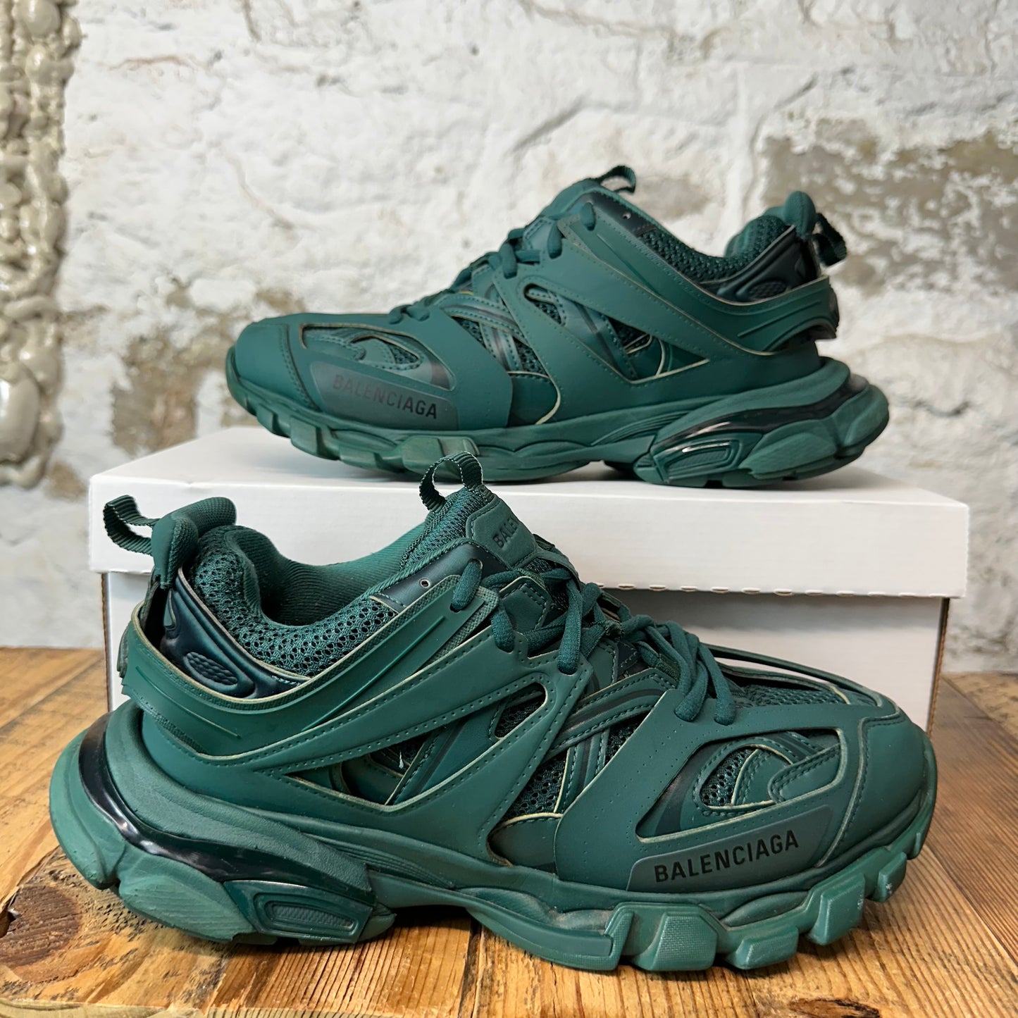 Balenciaga Track Runner Dark Green Sneaker Sz 8 (41)