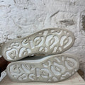 Alexander Mcqueen Silver Tab White Sneaker Sz 6.5 (39)
