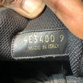 Prada Americas Cup Triple Black Patent Sneaker Sz 9