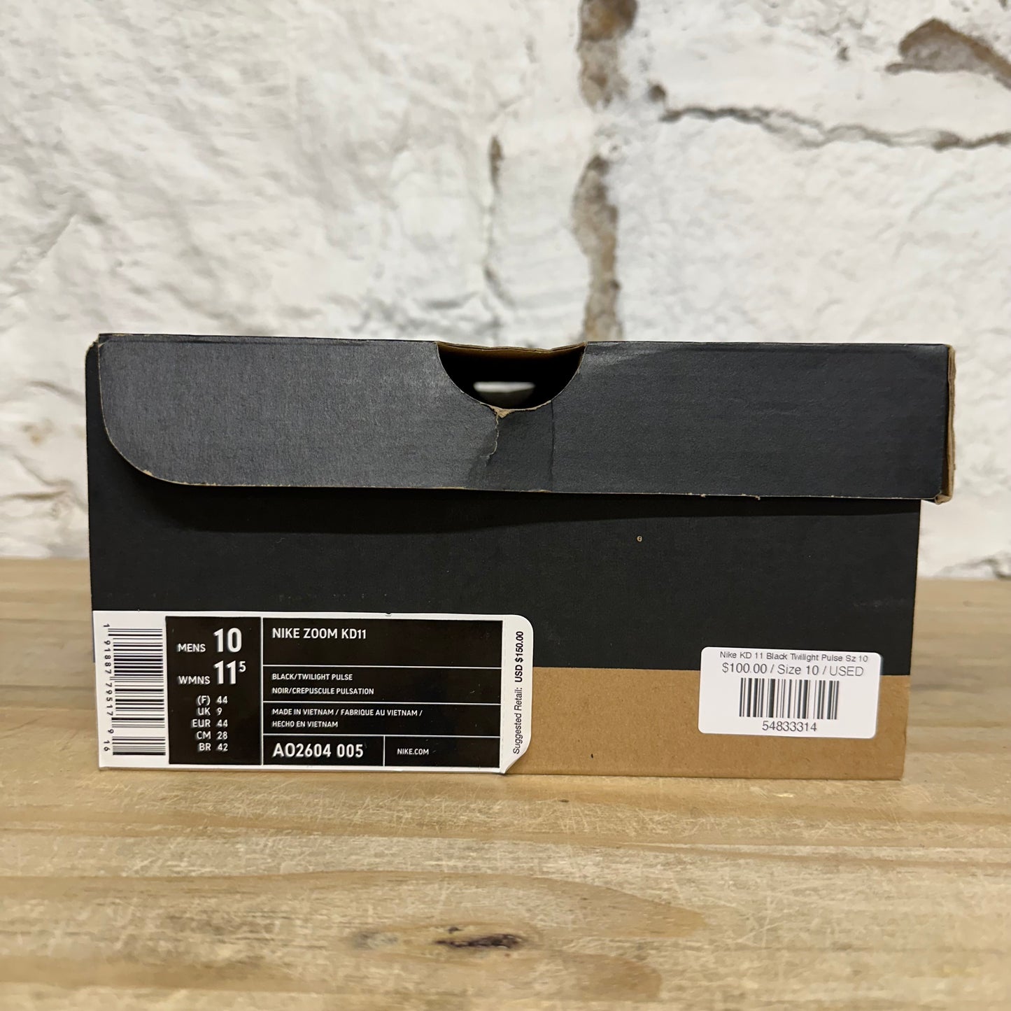 Nike KD 11 Black Twilight Pulse Sz 10